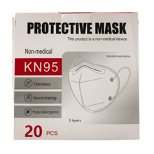 Load image into Gallery viewer, KN95 - White Masks Box of 20 - $0.67/Mask
