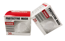 Load image into Gallery viewer, KN95 - White Masks Box of 20 - $0.67/Mask
