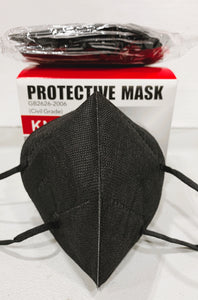 KN95 - Black Masks Box of 20 - $0.67/Mask