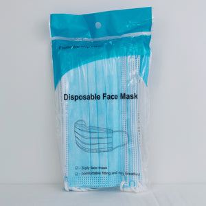 10 Pack - 3 Ply Masks - Non Medical